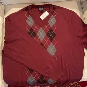 Jos. A. Bank Argyle Print Sweater